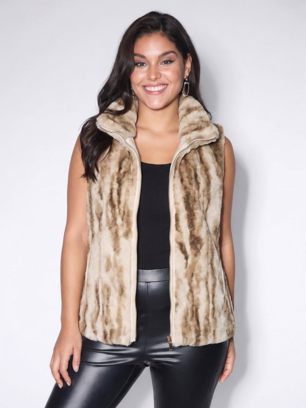 Calvin Klein Faux Fur Vest